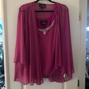 2 piece dressy blouse